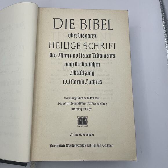 Die Heilige Schrift Bible German Language Bible Martin Luther’s Translation - Picture 3 of 7